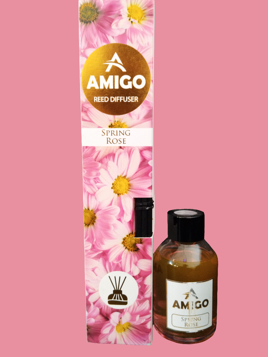 Amigo White Reed Diffuser Spring Rose 110ml