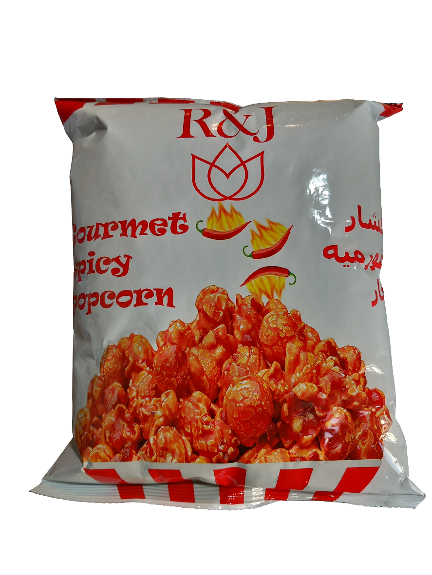 R&J Gourmet Spicy Popcorn 60g