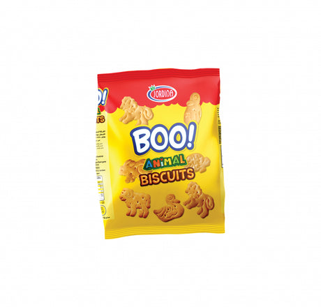 Jordina Boo Animal Biscuits Box 12 x 40g | جوردينا بسكويت أشكال الحيوانات