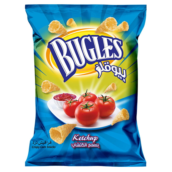 Tiffany Bugles Ketchup 75g |  تيفاني بيوجلز الكتشاب