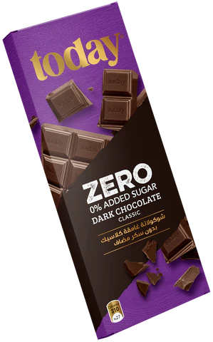 Today Zero Sugar Milk Chocolate 60g | توداي شوكولاتة الحليب