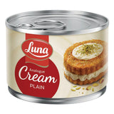 Luna St Cream Analogue Plain 155g | لونا قشطة سادة