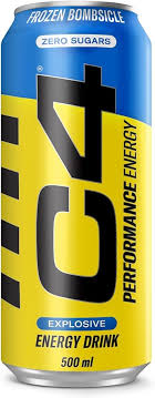 C4 Zero Sugar Explosive Energy Drink Frozen Bombsicle 500ml