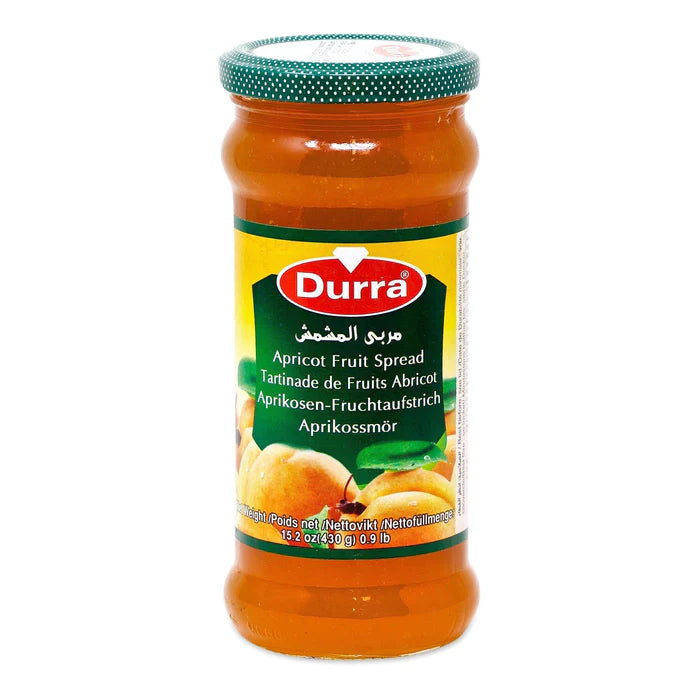 Durra Apricot Fruit Sliced Jam 430g | الدرة مربى المشمش