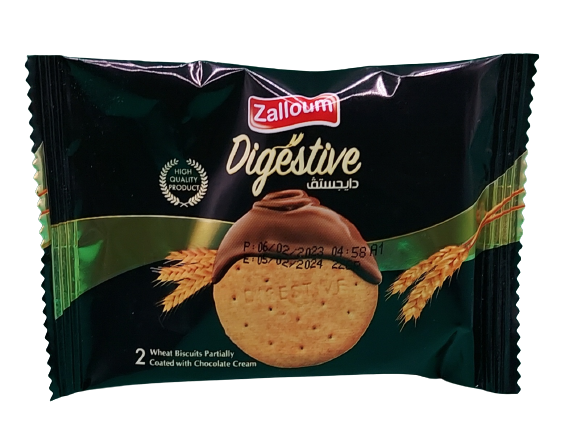 Zalloum Chocolate Digestive 11 x 27g | زلوم دايجسف بالشوكولاتة