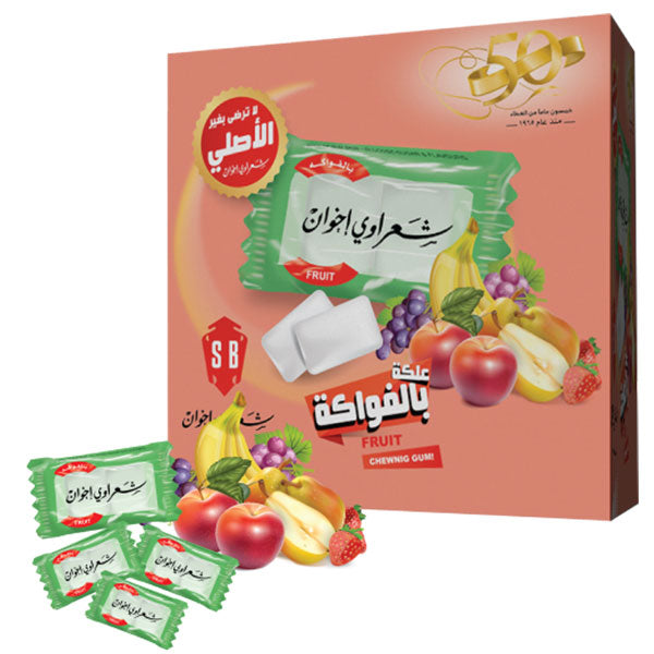 Sharawe Fruits Chewing Gum Box | شعراوي علكة فواكه