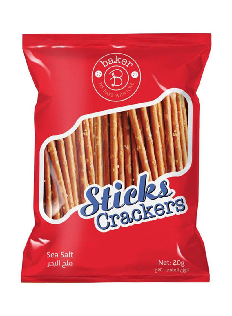 Baker Stick Cracker Sea Salt 20g | بسكوت عيدان ملح البحر