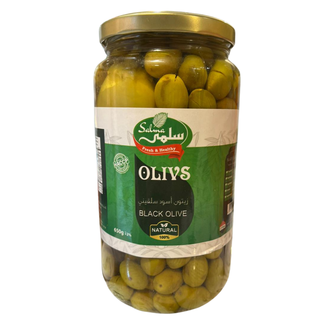 Salma Green Olives 650g | سلمى زيتون أخضر