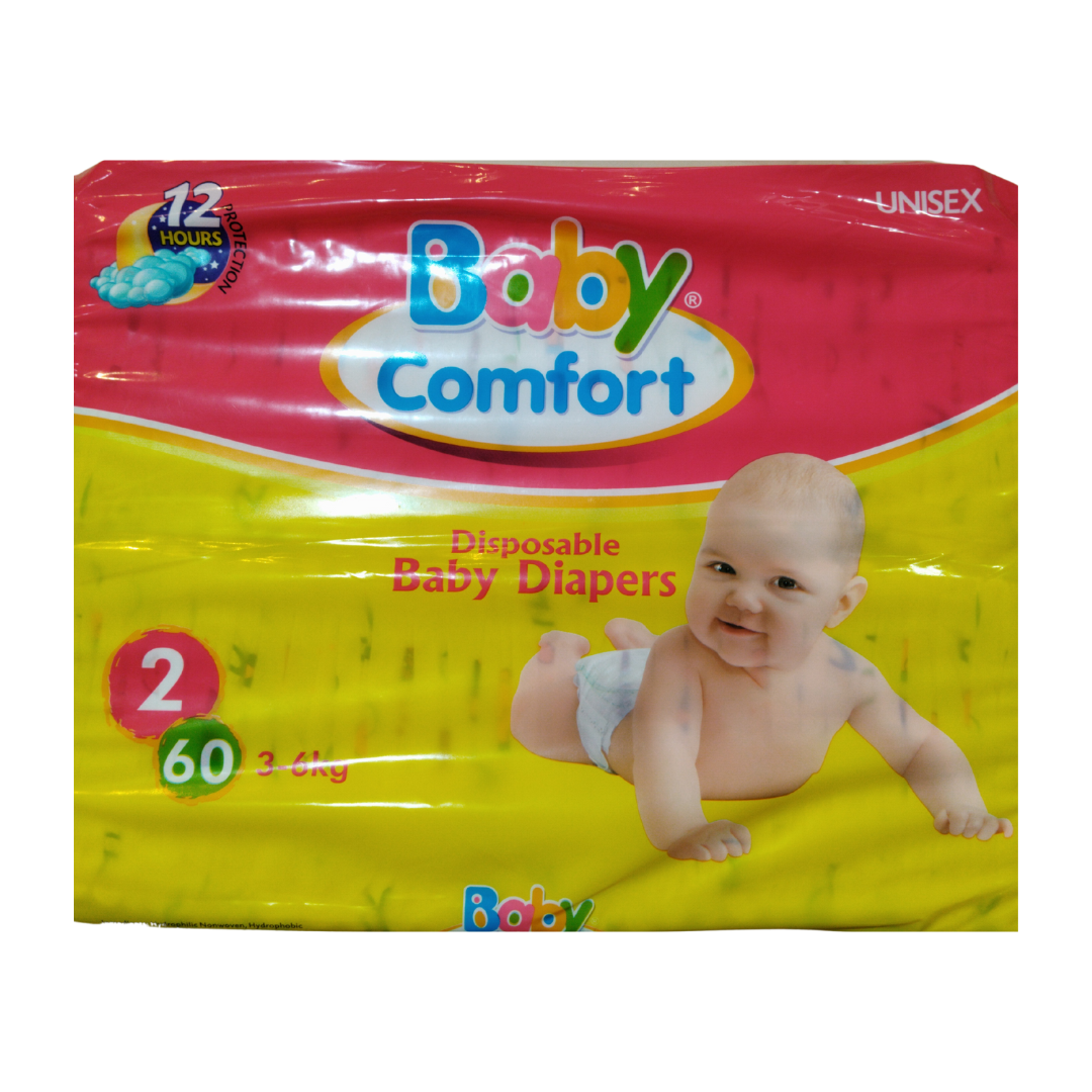 Baby Comfort Diapers No. 2 | حفاضات اطفال 3-6كجم