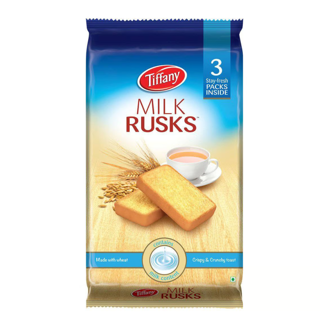 Tiffany Rusks Milk 280g | تيفاني قرشلة بالحليب