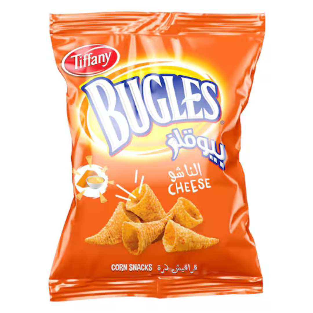 Tiffany Bugles Cheese 10.5g | تيفاني بيوجلز الجبنة