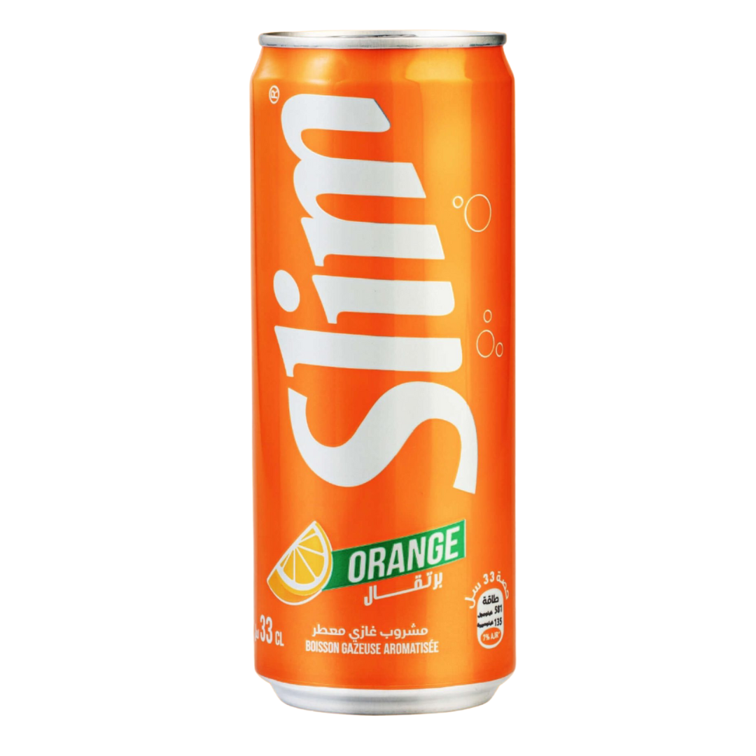 Slim Sparkling Drink Orange 240ml | سليم مشروب غازي بالبرتقال