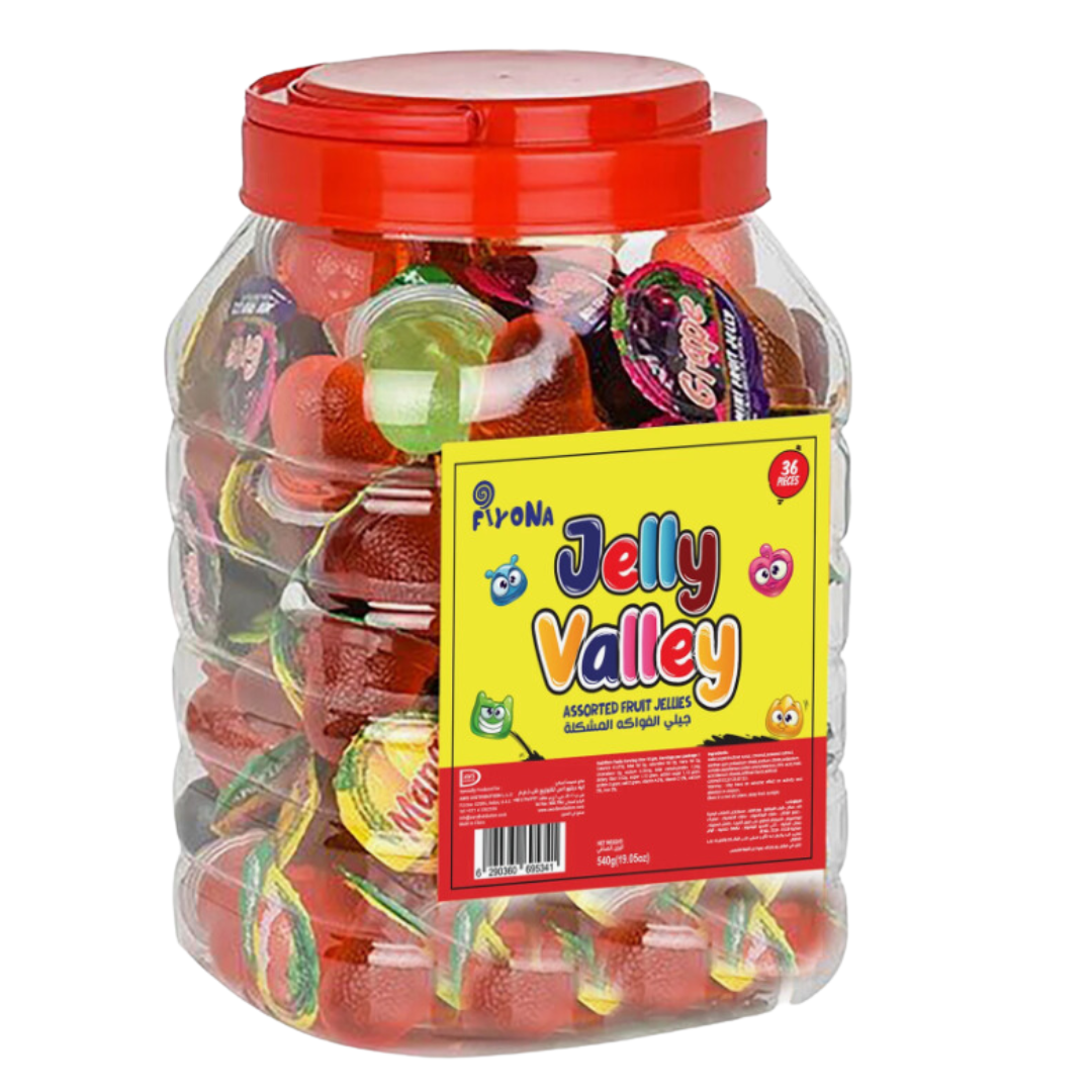 Fiyona Jelly Valley Cups 540g | اكواب جيلي ميني