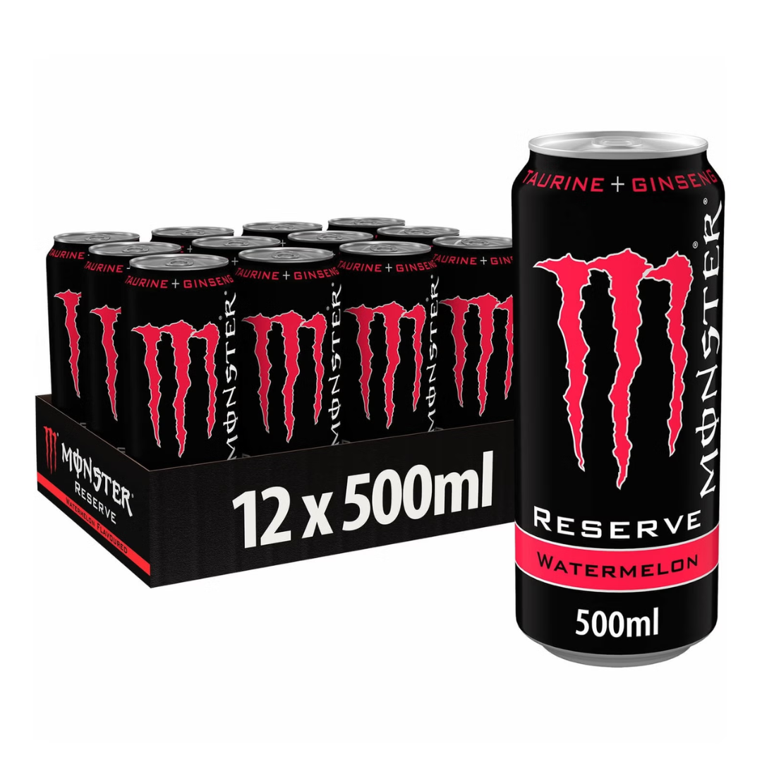 Monster Reserve Watermelon Energy Drink 24 x 500ml