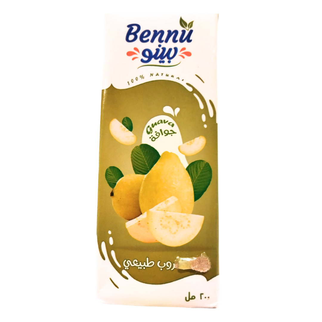 Bennu Fruit Drink Guava 200ml | بينو مشروب الجوافة