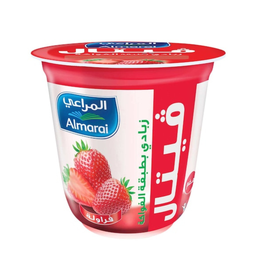 Al Marai Vetal Strawberry Yoghurt 140g | زبادي فيتال بالفراولة