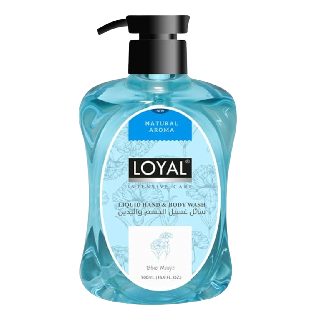 Loyal Liquid Hand & Body Wash Blue Magic 500ml | لويال سائل غسيل الجسم واليدين