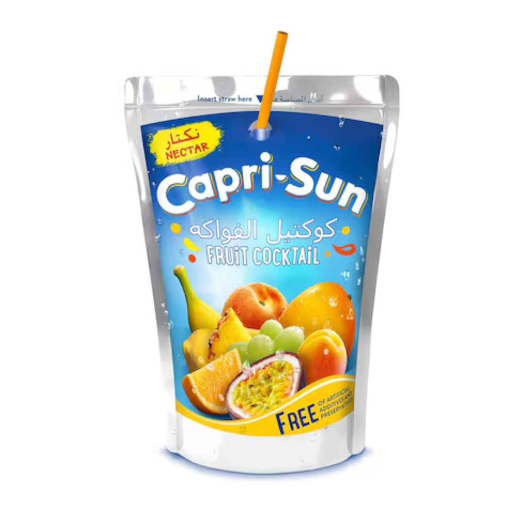 Capri-Sun Fruit Nectar Fruit Cocktail 200ml | كابري سن كوكتيل الفواكه