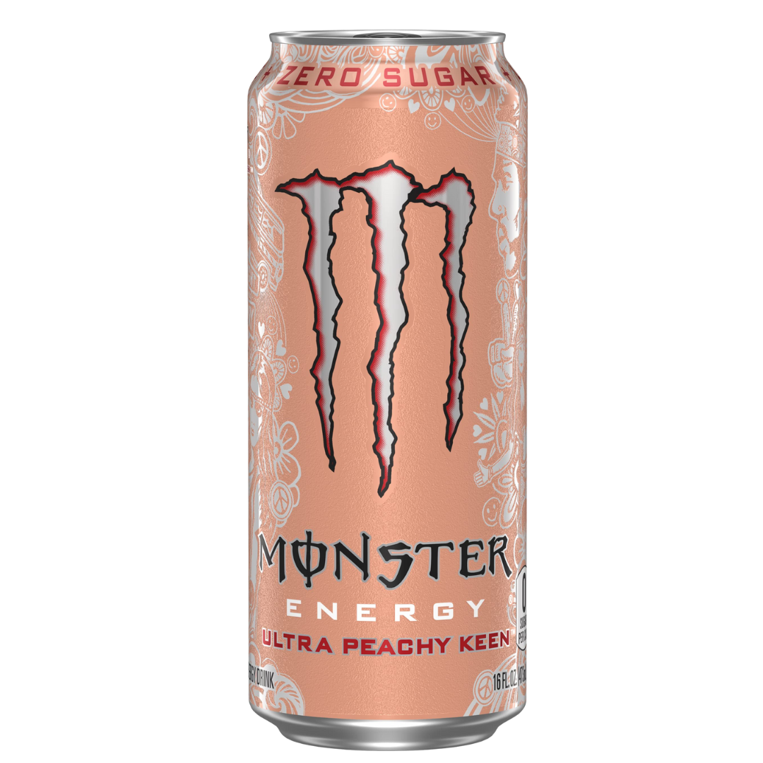 Monster Ultra Peachy Keen Zero Sugar Energy Drink 500ml