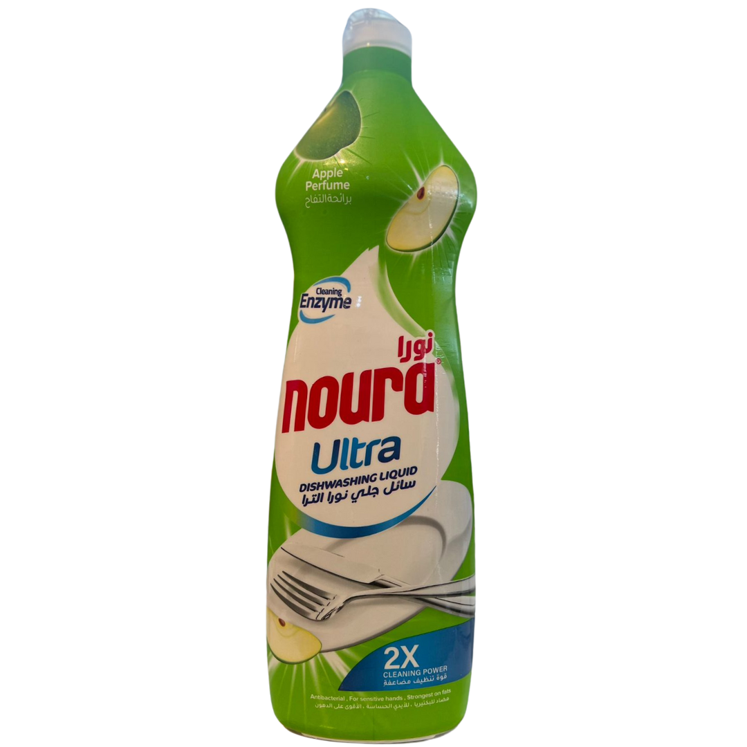 Noura Plus Dishwashing Apple Liquid 500ml | نورا سائل جلي