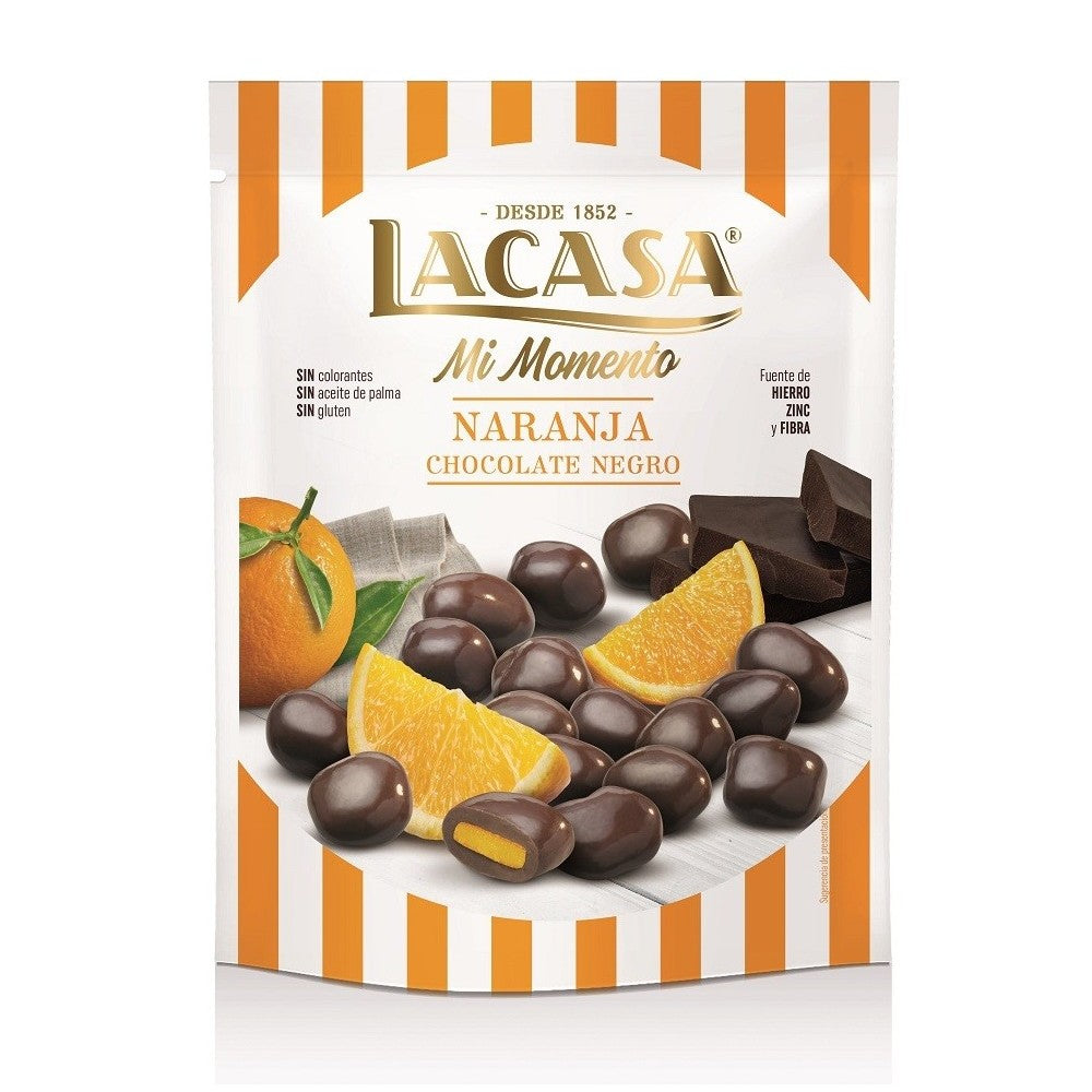 Lacasa Dark Chocolate Orange Peel 125g