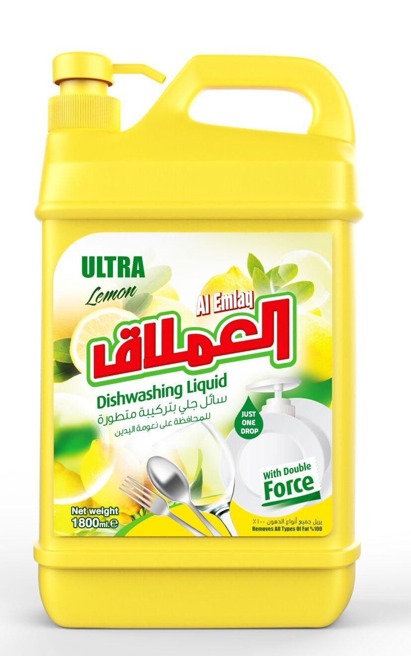 Al Emlaq Ultra Dishwashing Liquid 1.8L | العملاق سائل الجلي