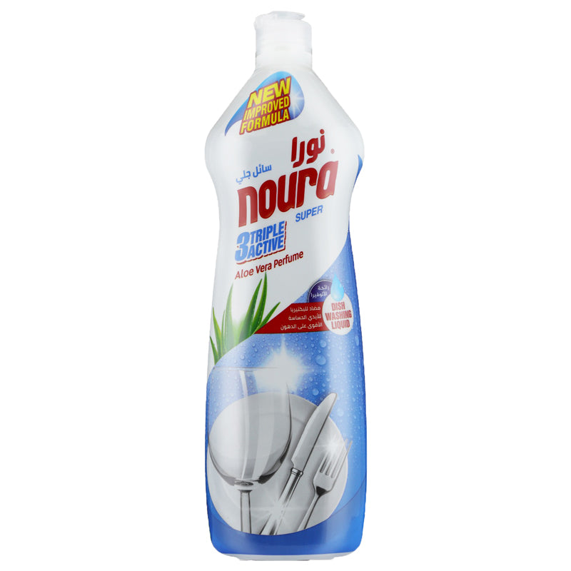 Noura Super Dishwashing Liquid Aloe Vera 500ml | نورا سائل جلي