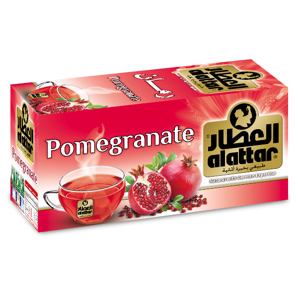 Alattar Pomegranate Tea Bags of 20 pcs | العطار رمان