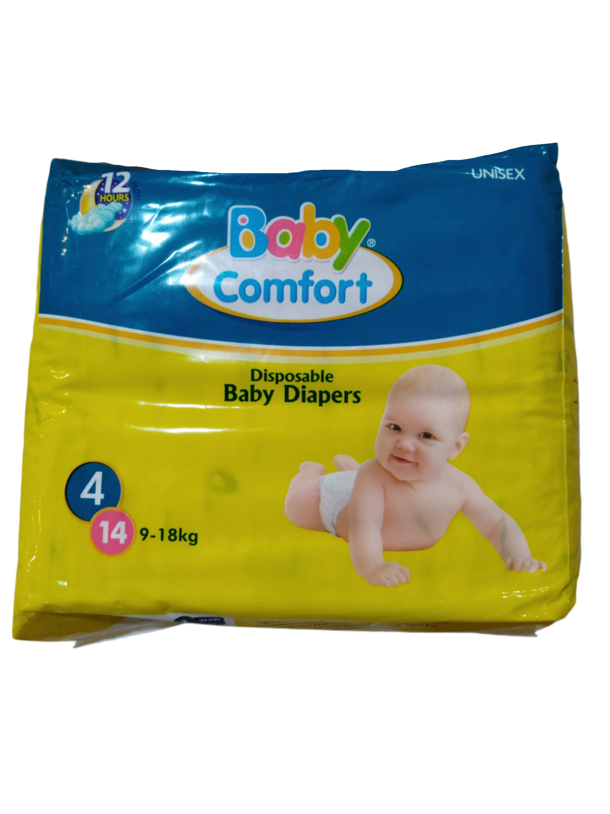 Baby Comfort Diapers No. 4 | حفاضات اطفال 9-18كجم