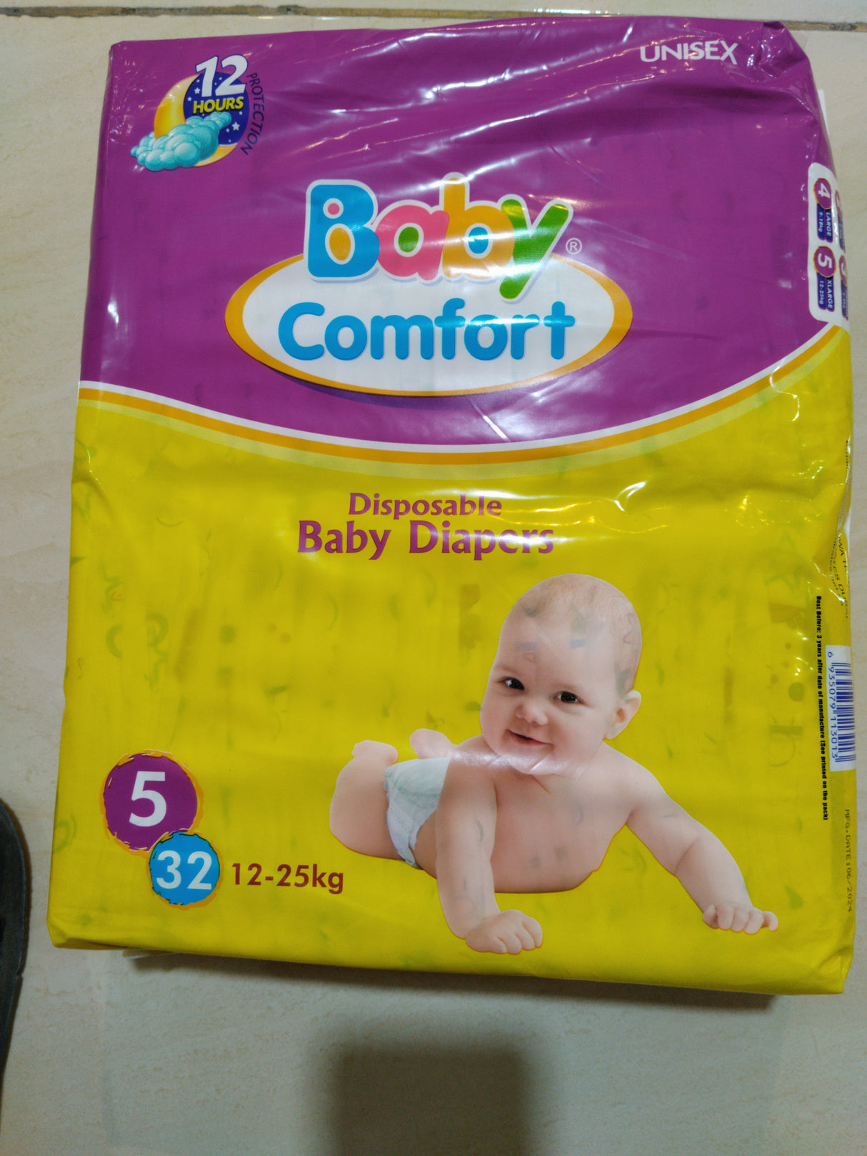 Baby Comfort Diapers No. 5 | حفاضات اطفال 12-25كجم