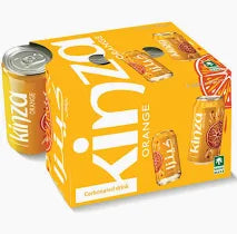 Kinza Orange Drink 6 x 360ml | كنزا بطعم البرتقال