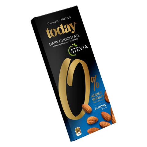 Today Zero Sugar Chocolate Almond 60g | توداي شوكولاتة اللوز