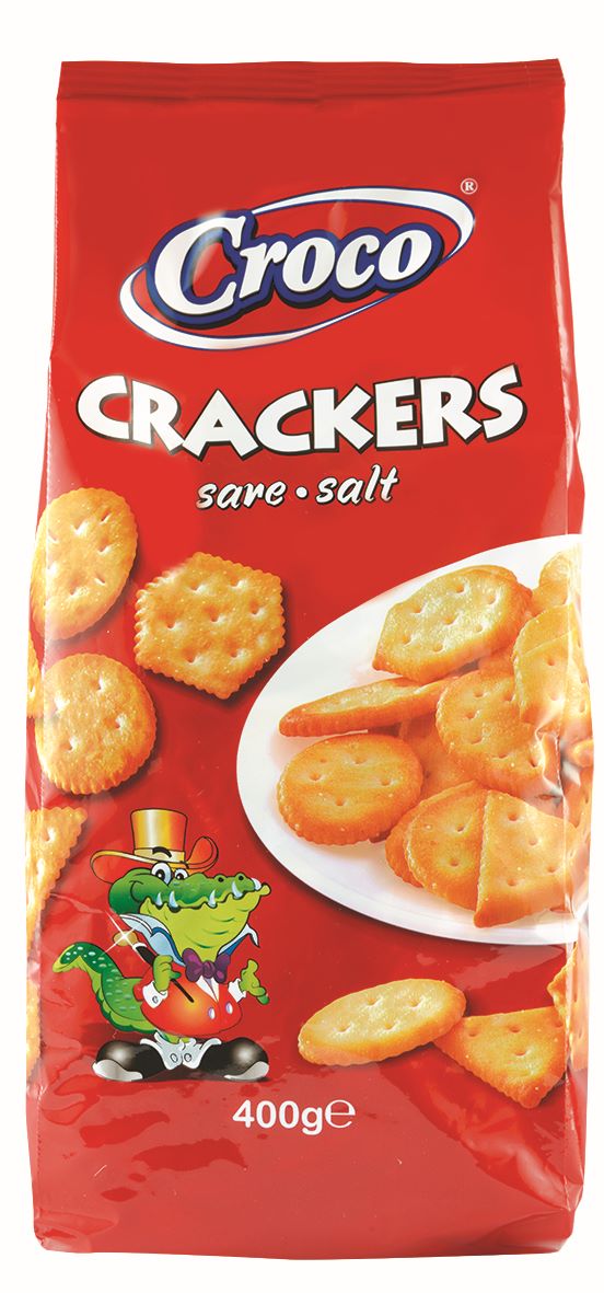 Croco Crackers Salt 400g | كروكو كراكر مملحة