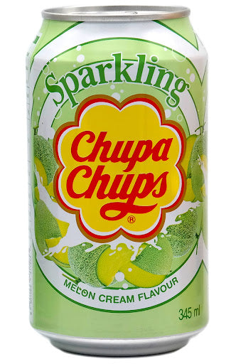 Chupa Chups Sparkling Melon Cream 345ml | تشوبا تشوبس كريمة البطيخ