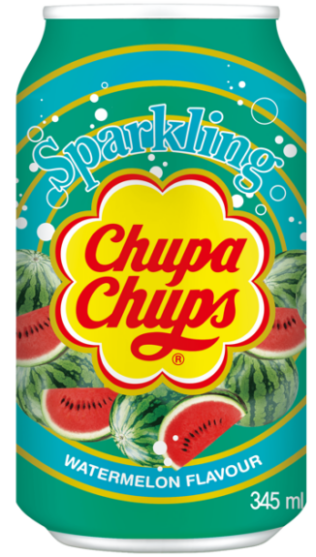 Chupa Chups Sparkling Watermelon 345ml | تشوبا تشوبس البطيخ