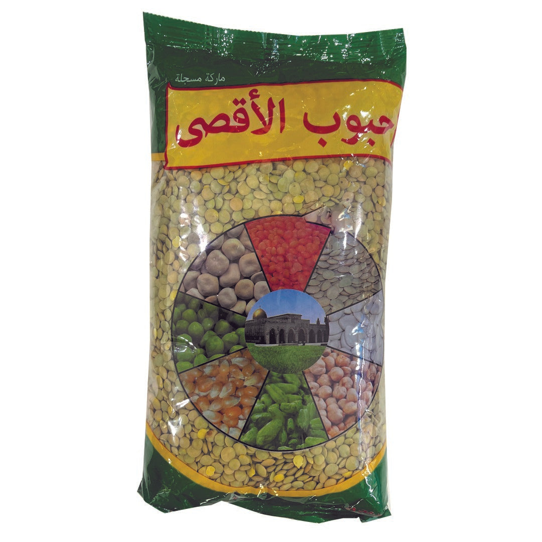 Al Aqsa Green Lentil Small 1Kg | الاقصى عدس حب