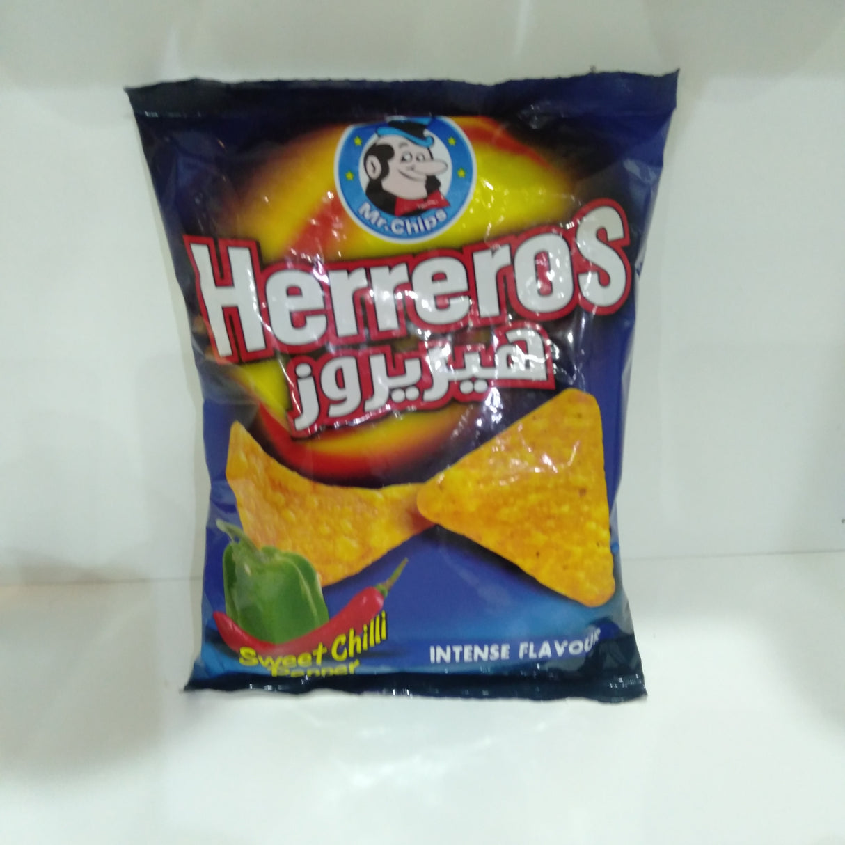 Mr Chips Herreros Sweet Chilli Pepper 80g |مستر شيبس هيريروز بالفلفل الحلو