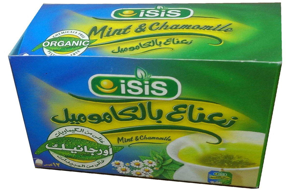 iSiS Mint and Chamomile Tea 25 sachets | ايزيس نعنع بالبابونج