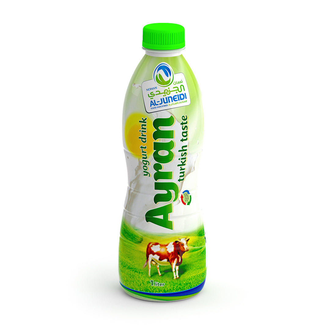 Al Juneidi Ayran Turkish Taste 1L | الجنيدي لبن عيران المذاق التركي