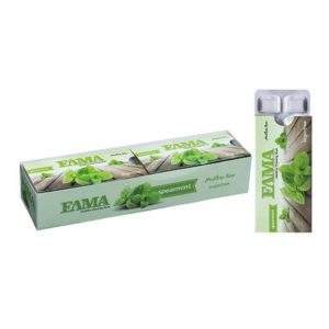 EAma Spearmint Sugar Free Chewing Gum Pack of 10 | علكة نعنع بدون سكر