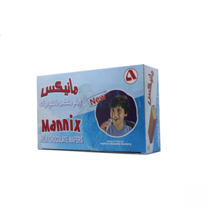 Mannix Milk Choco Wafer 13g | مانيكس ويفر مغطس بالشوكولاتة