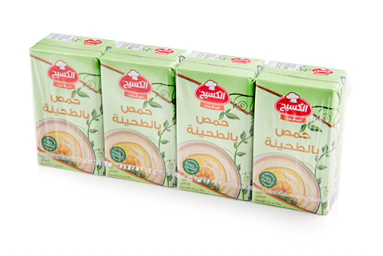 Al Kasih Hummos Tahina 135g Pack of 4 | الكسيح حمص طحينة