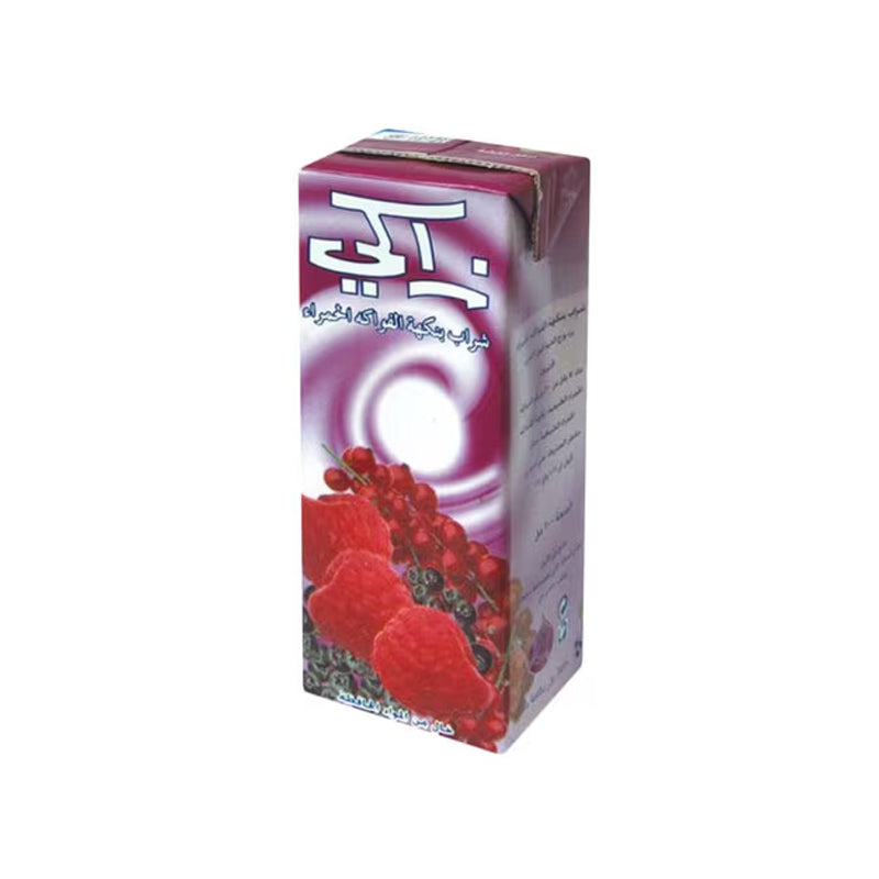 Zakey Red Fruit Mix Juice 200ml Box of 36 | زاكي عصير بالفواكه الحمراء