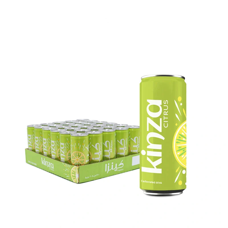 Kinza Citrus Drink 250ml Box of 30 | كنزا بطعم الحمضيات