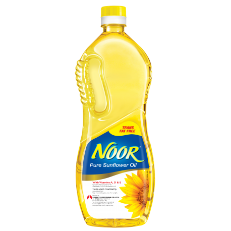 Noor Pure Sunflower Oil 750ml |نور زيت عباد الشمس